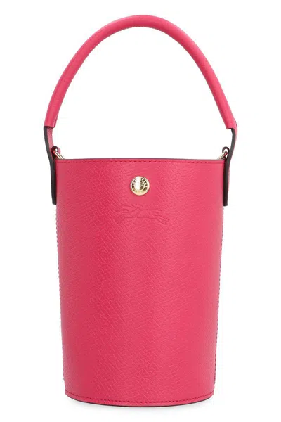 LONGCHAMP LONGCHAMP XS ÉPURE LEATHER BUCKET BAG
