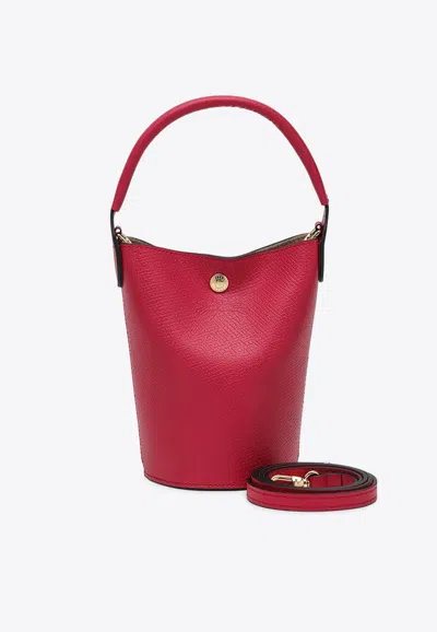 Longchamp Xs Epure Leather Crossbody Bag In Purple