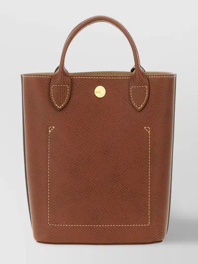 Longchamp Xs Épure Shopping Bag In Brown