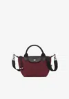 Longchamp Xs Le Pliage Original Bag In Burgundy