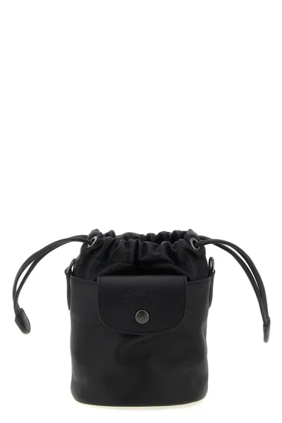 Longchamp 'xs Le Pliage Xtra' Bucket Bag In Black