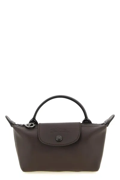 Longchamp 'xs Le Pliage Xtra' Clutch In Brown