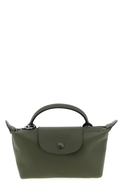 Longchamp 'xs Le Pliage Xtra' Clutch In Green