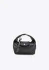 Longchamp Xs Le Pliage Xtra Leather Top Handle Bag In Black