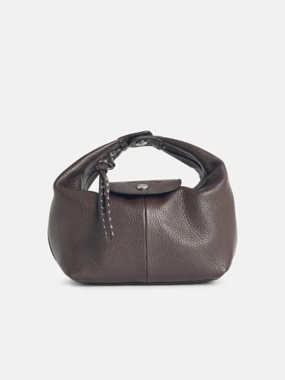 Longchamp 'xs Le Pliage Xtra' Mocha Leather Bag In Brown