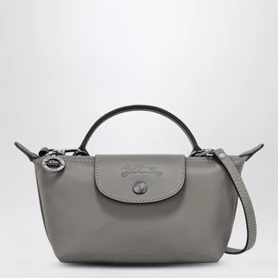 Longchamp Xs Le Pliage Xtra Pouch Tourterelle In Green