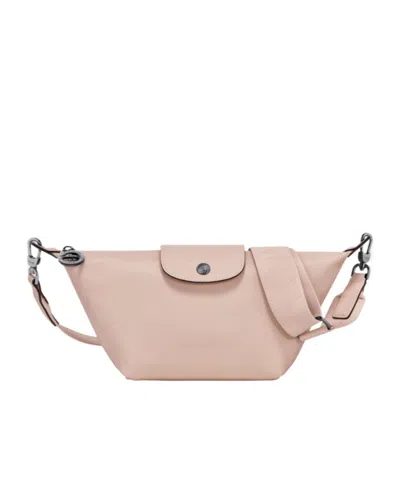 Longchamp Le Pliage Xtra Leather Coin Purse In Pink