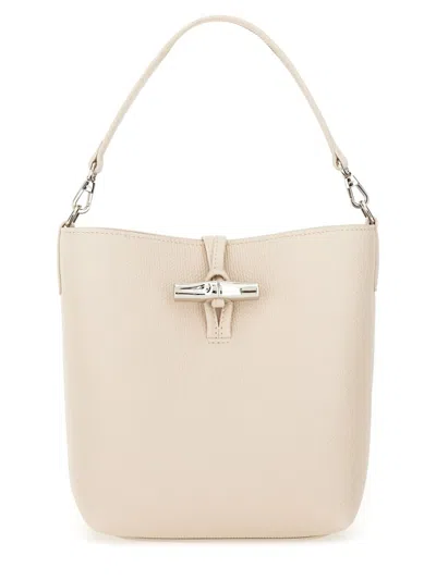 Longchamp Xs "le Roseau" Bucket Bag In Neutral