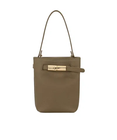 Longchamp Xs Le Smart Bucket Bag In Green