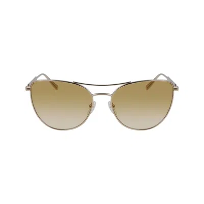 Longchamp Yellow Metal Sunglasses