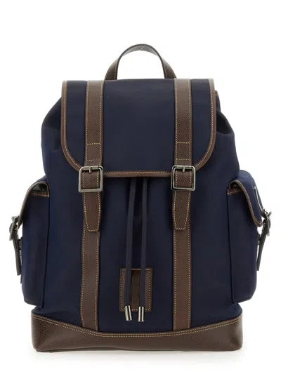 Longchamp Zaino Boxford In Blue