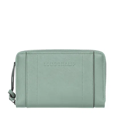 Longchamp Zipper Wallet In Verbena Color
