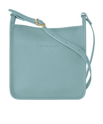 Longchamp Zippered Cross-body Bag In Eucalyptus