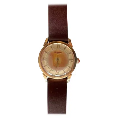 Pre-owned Longines 14k Gold Watch Tropical Patina Ca' 1953 In Multi