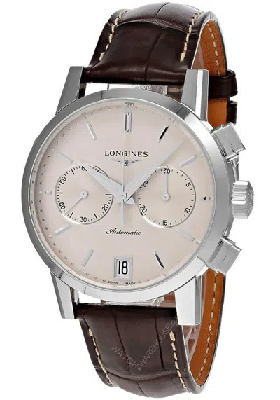 Pre-owned Longines 1832 Auto Chrono 42mm Beige Dial Men's Watch L4.829.4.92.2