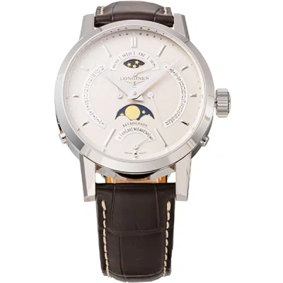 Pre-owned Longines 1832 Moonphase Retrograde L4.828.4 Watch Men To135153
