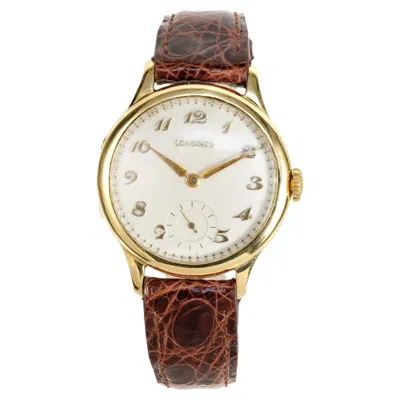 Pre-owned Longines 1933 Caliber 13.82 Calatrava Yellow Gold Wristwatch