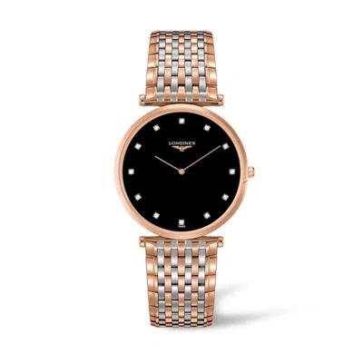 Longines 37mm Black Dial Unisex Watch L4.766.1.57.7