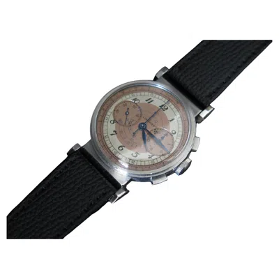 Pre-owned Longines A Classic  Chronograph Stainless Steel 13zn Telemeter Scale Ca' 1930's In Multi