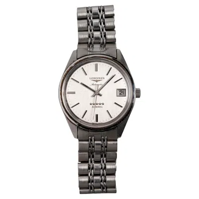 Pre-owned Longines Admiral Watch In Stainless Steel, 1960–70s In Multi