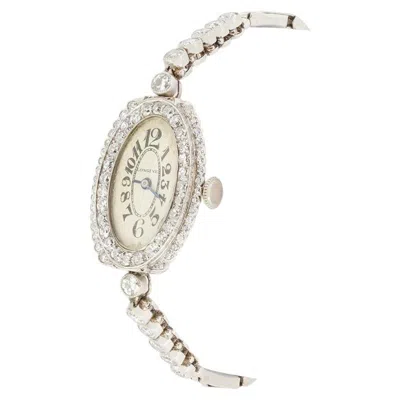 Pre-owned Longines Art Deco 3.00ct Diamond  Cocktail Watch, C.1920s In Multi