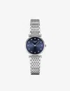 LONGINES LONGINES BLUE L42094976 LA GRANDE CLASSIQUE STAINLESS-STEEL AND DIAMOND QUARTZ WATCH