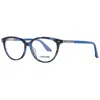 Longines Blue Plastic Glasses Women's (frames) In Blue
