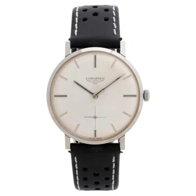Pre-owned Longines Calatrava 'jumbo' 8048. 35mm Stainless Steel Case, Baton Indices, C1960 In Multiple