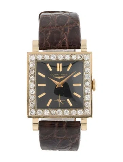 Pre-owned Longines Classic 14k Watch In Multicolor