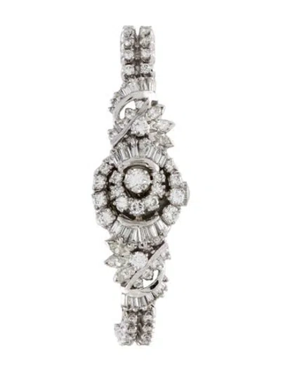 Pre-owned Longines Cocktail Diamond Watch, 17mm In Multi