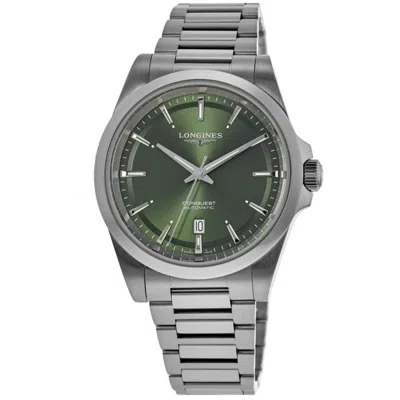 Longines Conquest 2023 Green Dial Steel Men's Watch L3.830.4.02.6