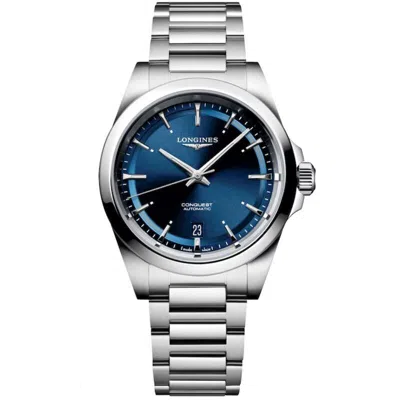Pre-owned Longines Conquest 2024 38mm Blue Dial Ss Men's Watch L3.720.4.92.6