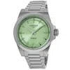 Longines Conquest Automatic 34mm Green Dial Steel Women's Watch L3.430.4.02.6 In Green