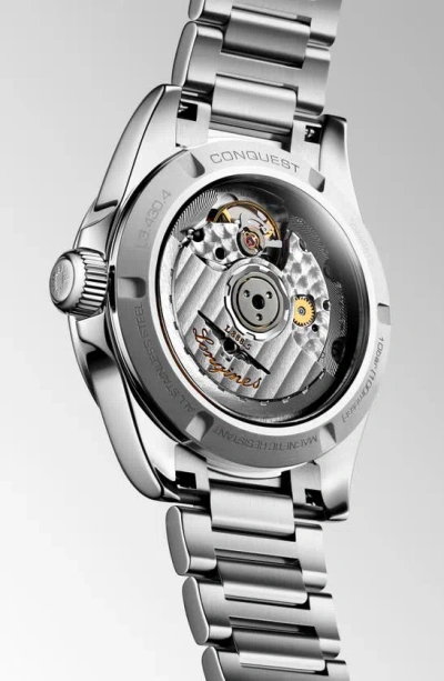 Longines Conquest Watch, 34mm In Silver