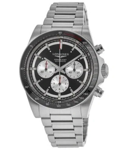Pre-owned Longines Conquest Automatic Chronograph Black Men's Watch L3.835.4.52.6