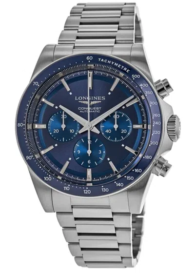 Longines Conquest Automatic Chronograph Blue Dial Steel Men's Watch L3.835.4.92.6