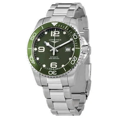 Pre-owned Longines Conquest Automatic Green Dial Men's Watch L37824066