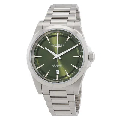 Longines Conquest Automatic Green Dial Men's Watch L3.830.4.02.6 In Metallic