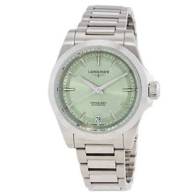 Pre-owned Longines Conquest Automatic Green Dial Unisex Watch L3.430.4.02.6