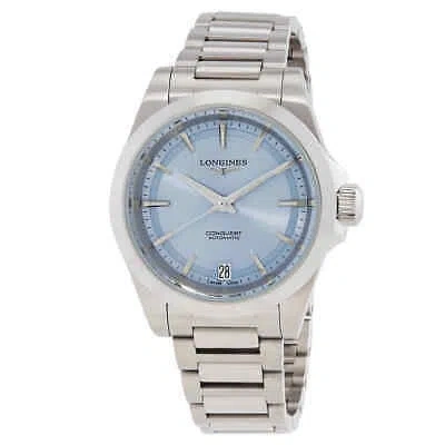 Pre-owned Longines Conquest Automatic Silver Dial Ladies Watch L3.430.4.92.6