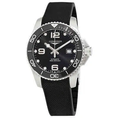 Pre-owned Longines Conquest Black Dial Men's Watch L37824569