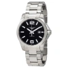 LONGINES LONGINES CONQUEST BLACK DIAL STAINLESS STEEL MEN'S 43MM WATCH L37604566