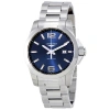 LONGINES LONGINES CONQUEST BLUE DIAL STAINLESS STEEL MEN'S 43MM WATCH L37604966