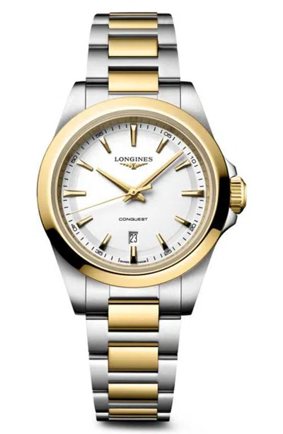 Longines Conquest Bracelet Watch, 30mm In White