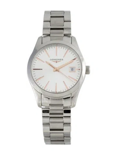 Pre-owned Longines Conquest Classic Watch, 34mm In Multi