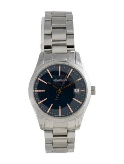 Pre-owned Longines Conquest Classic Watch, 34mm In Multicolor