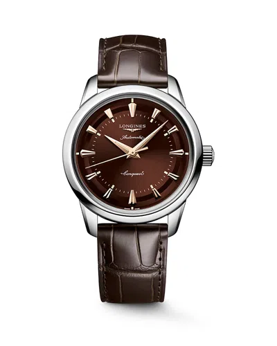 Longines Conquest Heritage Watch, 38mm In Brown