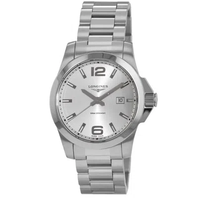 Longines Conquest Quartz Silver Dial Stainless Steel Men's Watch L3.760.4.76.6