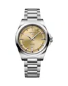 Longines Conquest Sunray Champagne Watch, 38mm In Gold/silver