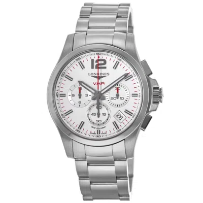 Longines Conquest V. H.p. 44mm Silver Dial Steel Men's Watch L3.727.4.76.6